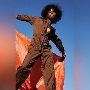 NWT Free People Golden Hour One-Piece size M in Carob